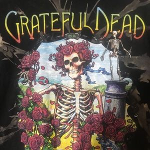 Greatful Dead Black Tie Dye T-shirt